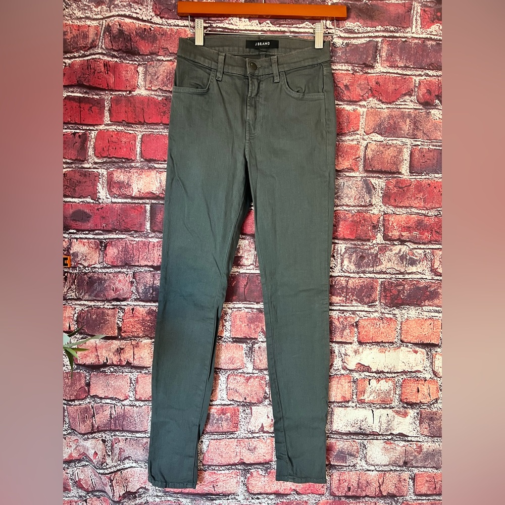 J Brand Maria High Rise Skinny Jeans - Grey Wash
